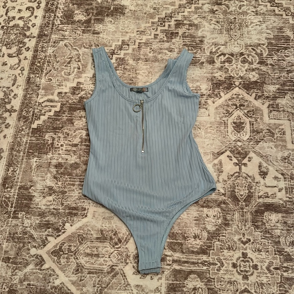Light blue bodysuit